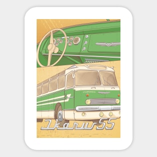 Ikarus55 green Sticker